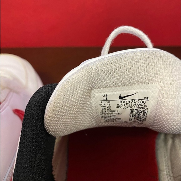 Nike Air Max LTD 3 White and Red Men's Shoes size 11 - Picture 8 of 8